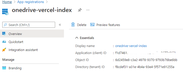 Application overview