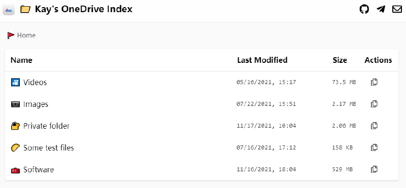 Featured image of post 又一个好看又好用的OneDrive Index